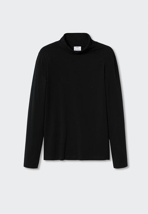 MANGO - T-shirt luton - black