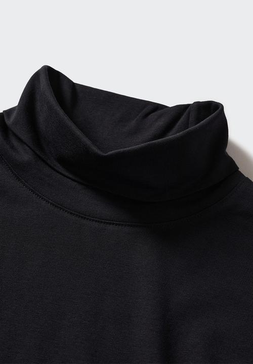 MANGO - T-shirt luton - black