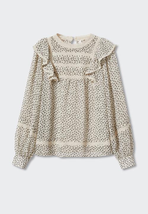 MANGO - Blouse oslo - neutral