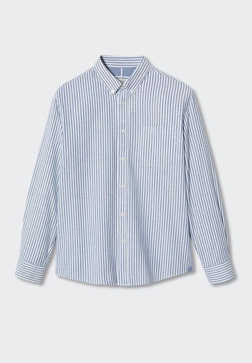 MANGO - Shirt kodak - blue