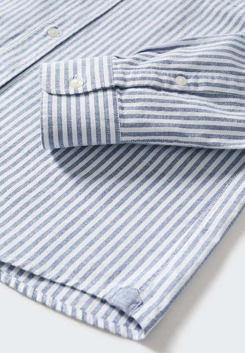 MANGO - Shirt kodak - blue