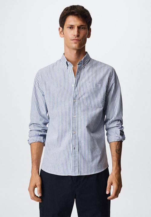 MANGO - Shirt kodak - blue