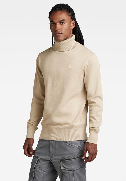 G-STAR - Premium core turtle knit - spray green