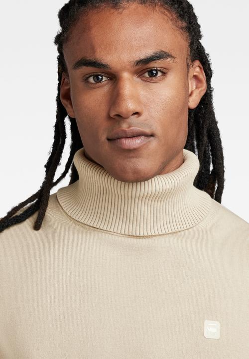 G-STAR - Premium core turtle knit - spray green