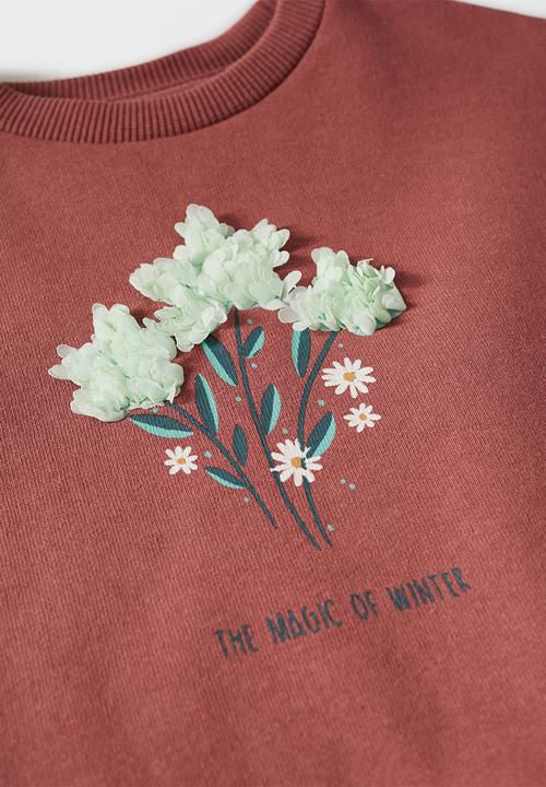 MANGO - Sweatshirt amapola - orange