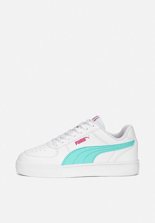 PUMA - Puma caven jr - puma white-mint-glowing pink