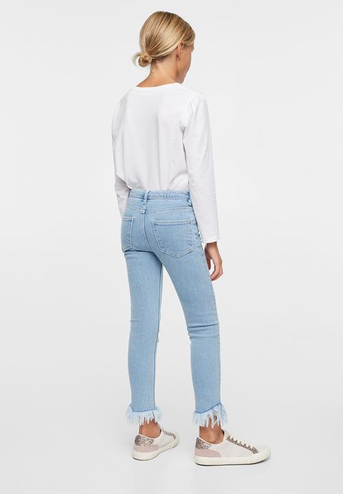 MANGO - Jeans maddy - light blue