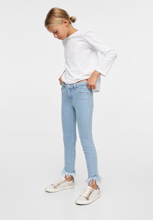 MANGO - Jeans maddy - light blue