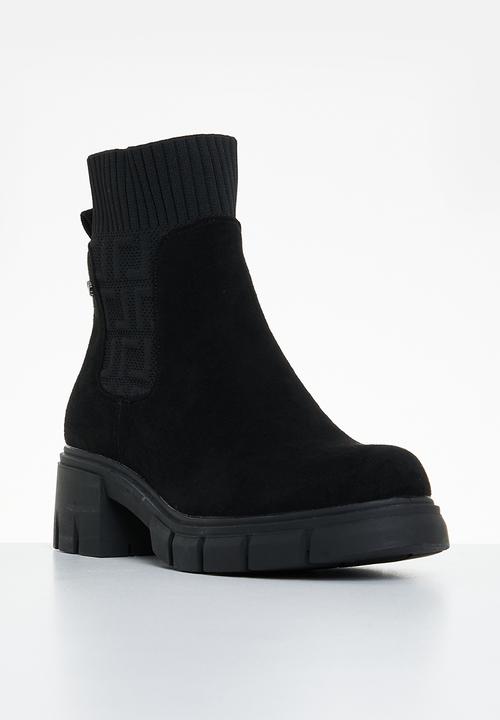 Butterfly Feet - Croyden 1 sock boot - black
