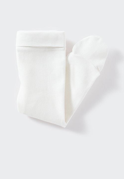 MANGO - Trousers monroe - white
