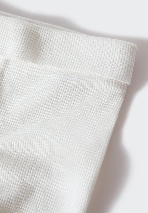 MANGO - Trousers monroe - white