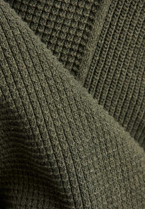 G-STAR - Structure r knit - dk green