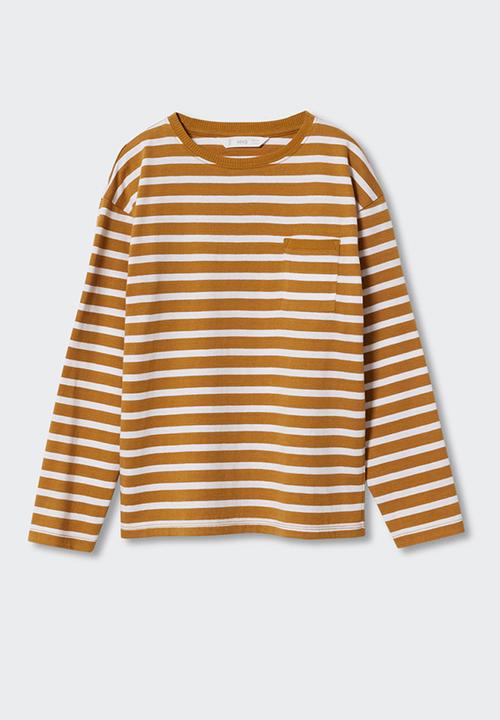 MANGO - T-shirt charles - orange