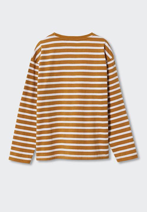 MANGO - T-shirt charles - orange
