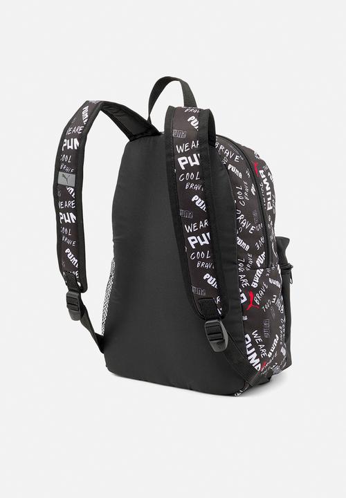 PUMA - Puma phase small backpack - puma black-aop