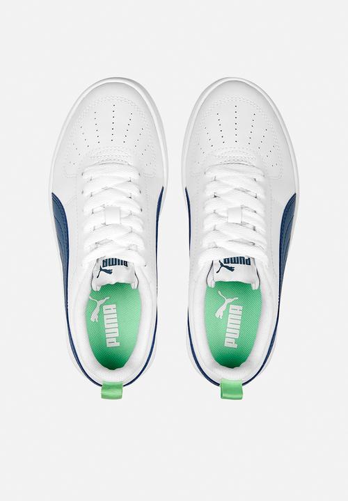 PUMA - Puma rickie jr - puma white-deep dive-summer green