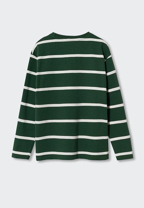 MANGO - T-shirt charlers - green