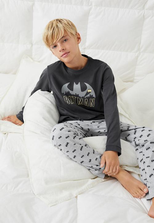 MANGO - Pyjama pack gotham - charcoal