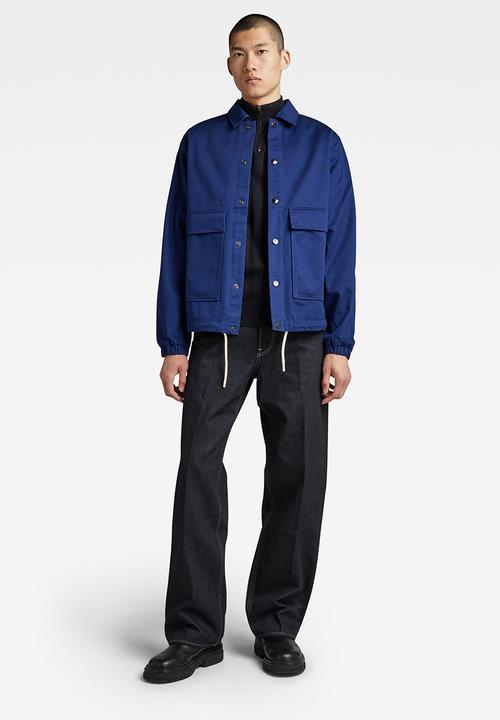 G-STAR - Coach jkt - ballpen blue
