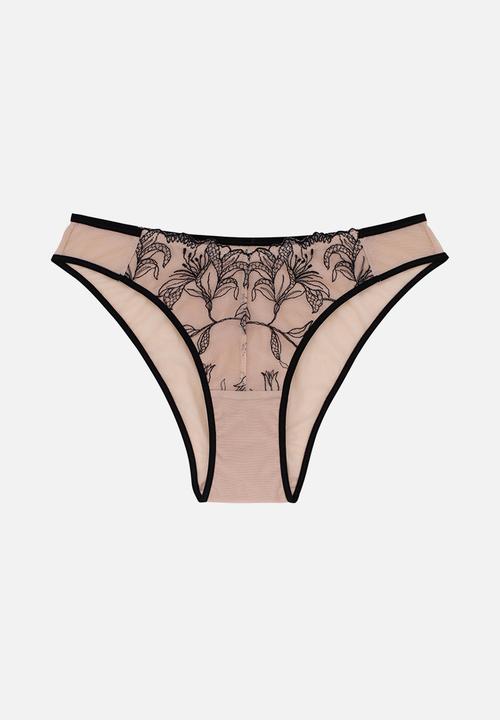 DORINA - Nova brief - tan/black