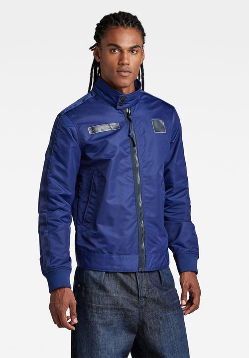 G-STAR - Harrington jkt - ballpen blue