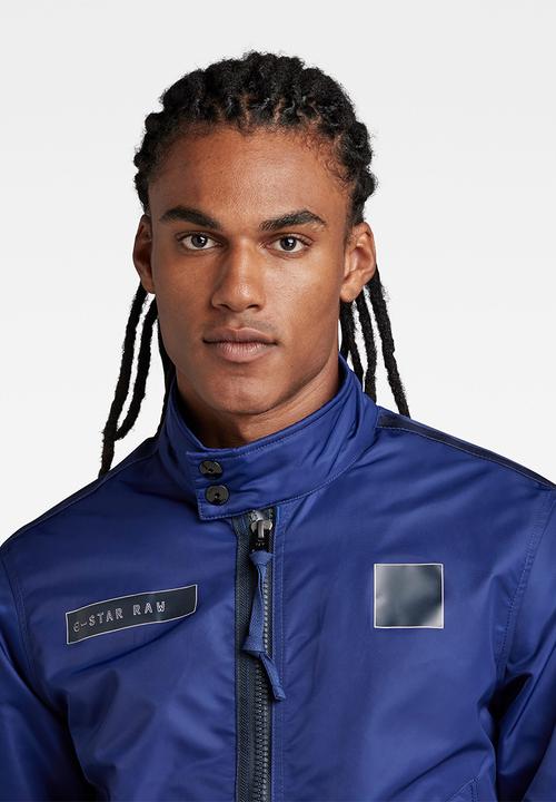 G-STAR - Harrington jkt - ballpen blue
