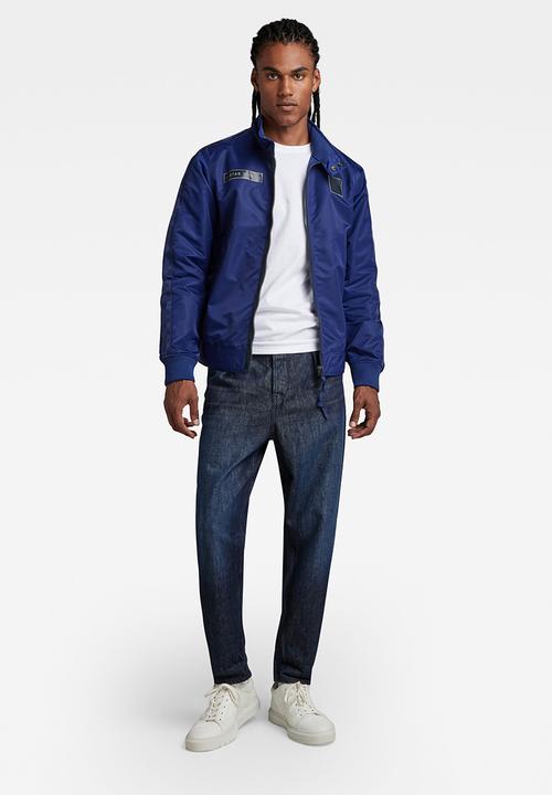 G-STAR - Harrington jkt - ballpen blue