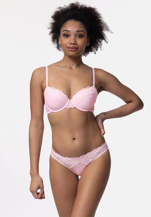 DORINA - Karly 2pack brief - pink/blue