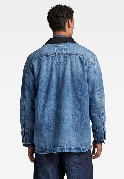 G-STAR - Ev chore workwear jacket - faded waterfront