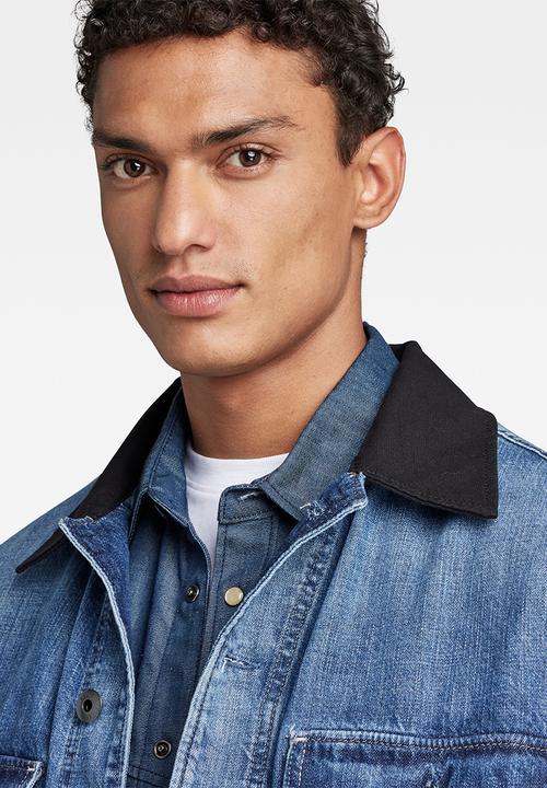 G-STAR - Ev chore workwear jacket - faded waterfront