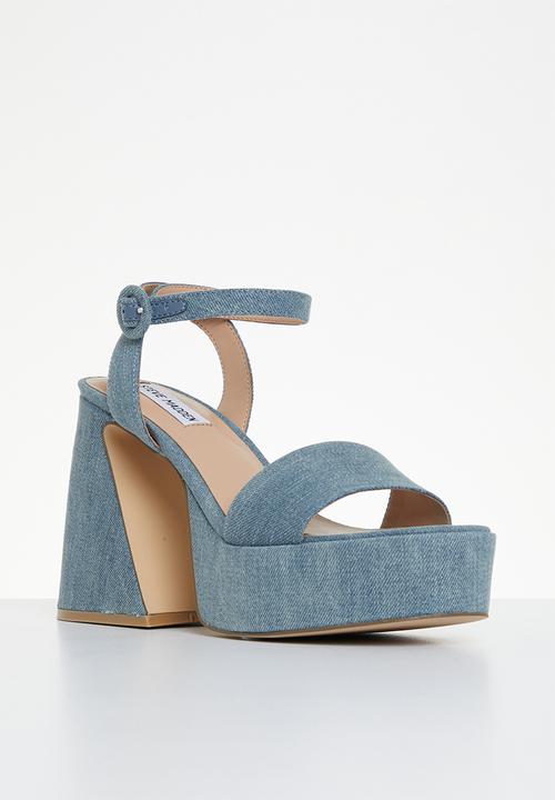 Steve Madden - Paysin platform heel - blue denim