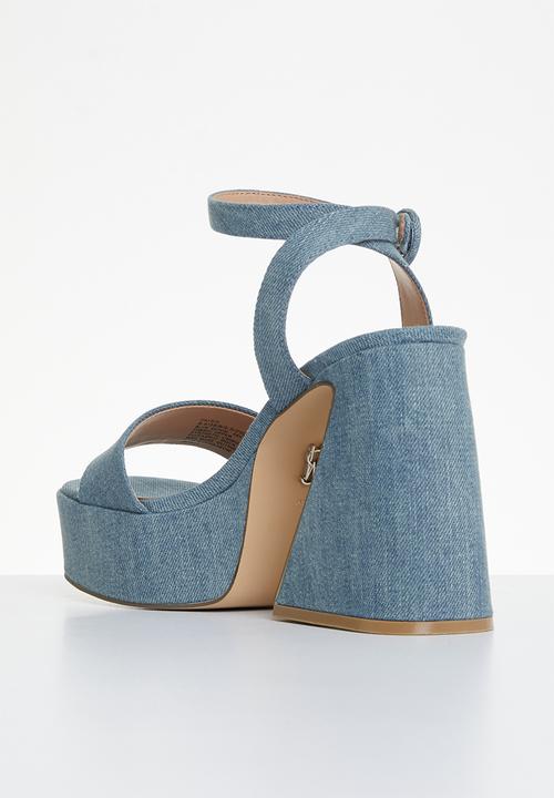 Steve Madden - Paysin platform heel - blue denim
