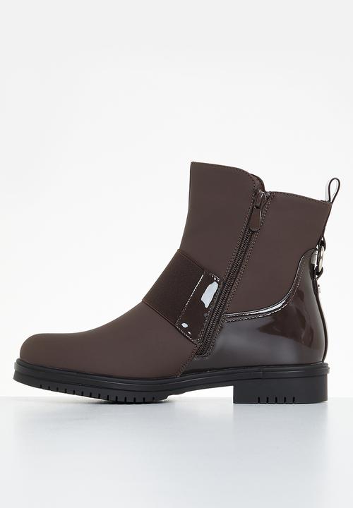 Miss Black - Radar 2 ankle boot - chocolate