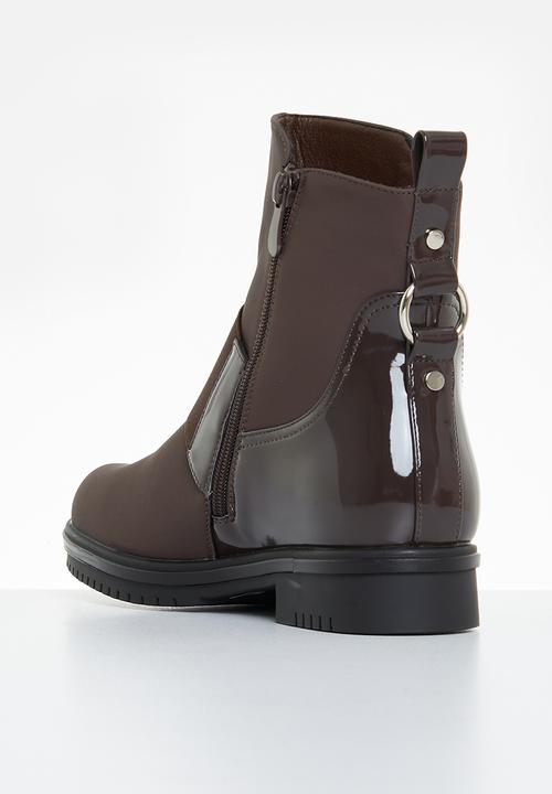 Miss Black - Radar 2 ankle boot - chocolate