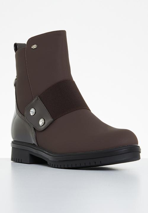 Miss Black - Radar 2 ankle boot - chocolate