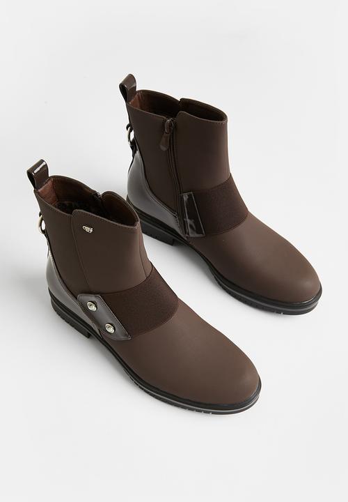 Miss Black - Radar 2 ankle boot - chocolate