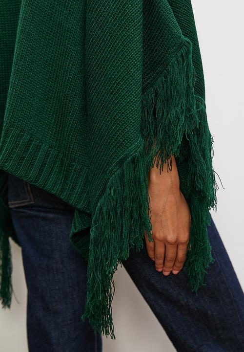 edit - Poncho - emerald green