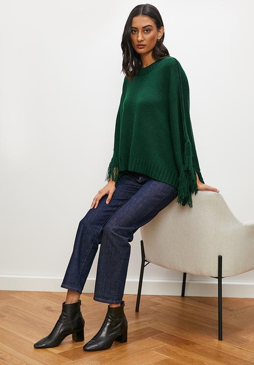 edit - Poncho - emerald green