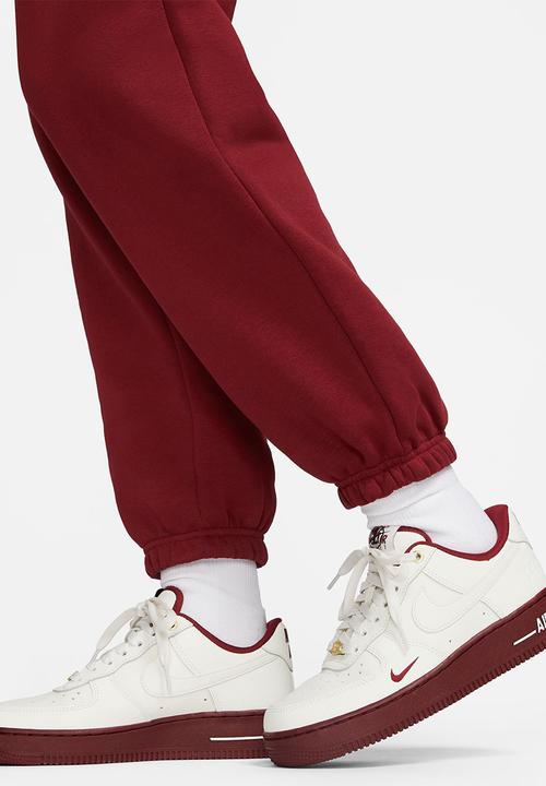 Nike - W nsw phnx flc hr os pant - team red/white