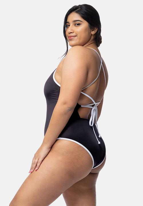 DORINA - Plus bandol swimsuit - black