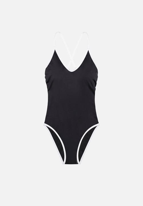 DORINA - Plus bandol swimsuit - black