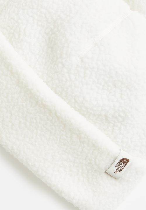 The North Face - Cragmont fleece beanie - white