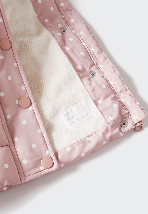 MANGO - Anorak julong - light pink