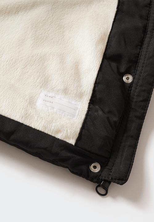 MANGO - Anorak julong - black