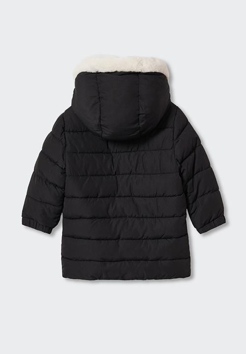 MANGO - Anorak julong - black