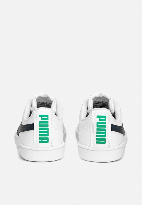 PUMA - Puma up jr - puma white-dark night-grassy green