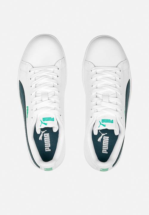 PUMA - Puma up jr - puma white-dark night-grassy green