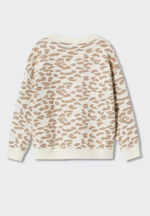 MANGO - Sweater miau - off white