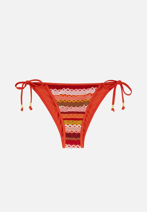 DORINA - Porto novo brief bikini bottom - coral