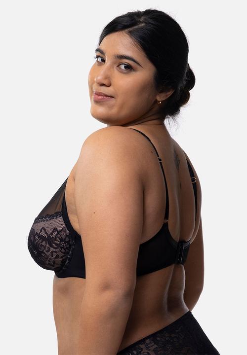 DORINA - Plus talisa none padded wired bra - black